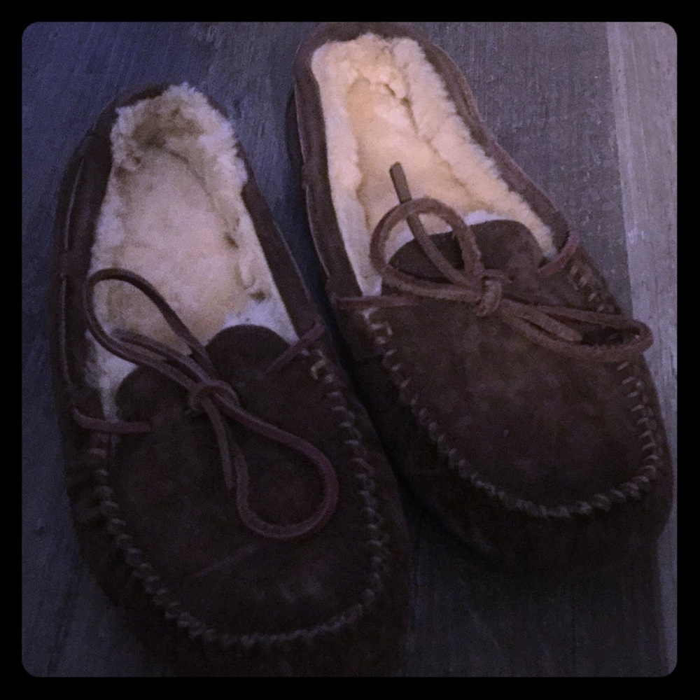 Ugg Brown Moccasin Slippers